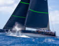 Hap Fauth's newly elongated Bella Mente, out training today USA45 MM1 Bella Mente Hap Fauth Maxi 72 Botin