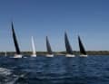 Strong field. The comparison boats don't give each other much, especially downwind. The performance level is high and very balanced within the group