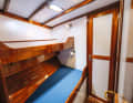 View of the newly refurbished accommodation. There is room for guests in three double cabins