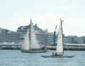 The deep-sea yawl Peter von Seestermühe
 and the 22-masted skerry cruiser "Tricksonita"