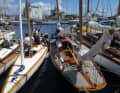 The fleet in Svendborg town harbour