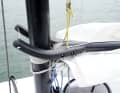 Die Kompontenten des schönen Gaffelriggs aus Kohlefaser werden bei Marine Composite gefertigt
