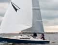 One of many variants for the sails. The rollable Code Zero can remain attached and ensures good progress on the space wind courses