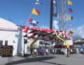 The hull shape shows clear similarities with the winning boat from the previous edition