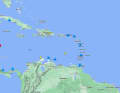 Voici la carte actuelle pour 2022. Vincent et les Grenadines en particulier (total des incidents enregistrés jusqu'à présent : 100).