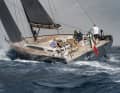The wide stern with the round but flat frame characterises the excitingly beautiful lines