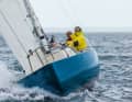 Typique de tous les bateaux de Bruun (Grinde, Kaskelot, Marsvin) : la proue surélevée et massive.