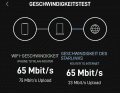 Dauerhafte Leistung: Beim Download ist Starlink mindestens so schnell wie das Bord-W-Lan. Der Upload ist ebenfalls sehr gut