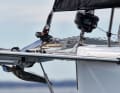 An anchor bracket or step supports the furling system, but requires a stay for stronger winds; this stay may also be tubular in design