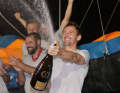 At the finish line, even of his dreams: Thomas Ruyant won this morning just two hours ahead of Charlie Dalin