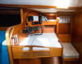 Typical racer: a large sat nav with a comfortable seat and holding option. Little space for electronics