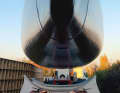 Carbon sculpture: When the Wally 101 is lifted out of the negative mould at the Performance Boats shipyard in Forlì, the bow section has already been added