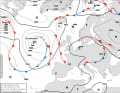 Forecast map of the DWD