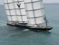 5th place, "Maltese Falcon": Thanks to her unrivalled silhouette, the Ken Freivokh/Gerard Dijkstra design can be identified from afar. Joint venture tycoon Tom Perkins († 2016) ventured into one of the most exciting projects in yachting history with the Dyna rig, which had never been realised at the time. In 2009, the Greek businesswoman Elena Ambrosiadou took over "Maltese Falcon". 88.00 metres, year 2006, sail area 2,400 sqm