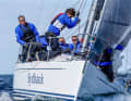 Das "Sydbank"-Team um Torsten Bastiansen im Einsatz vor Kiel