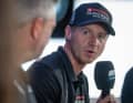 Conosciuto per il suo stile di navigazione potente ma calmo e per il suo asciutto senso dell'umorismo: il pilota di Rockwool Racing Nicolai Sehested alla conferenza stampa.