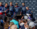I vincitori del British SailGP a Saint-Tropez con il timoniere Sir Ben Ainslie