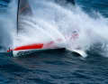 Suboptimal unterwegs: Team GB1 mit Skipper Dylan Fletcher.