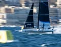 Konnte trotz zweier Kenterungen auf dem künftigen Cup-Kurs vor Neapel glänzen: das La Roche-Posay Racing Team.