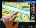 Like the big ones: With an AIS transponder, your own boat is also on the screen