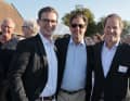 I padroni di casa Alexander, Christian e Dieter Gast (da sinistra a destra) a Ærøskøbing.