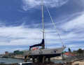 In Mossel Bay kommt die Yacht zur Reparatur an Land