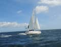 The Moody 38 ‘Andiamo’ is the owner’s lifelong dream; he has already sailed it across the Bay of Biscay with his wife.