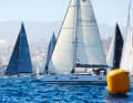 Danach folgen die Einrumpfer, im Bild vorn die X-Yachts Xp 50 "Madness" und die Grand Soleil 46 "Flying"
