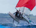 Archie Gargett et Sarah Hoffmann représentent l'Australie à la Kieler Woche en Nacra 17.