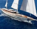 "Simena": Die Ketsch von Ares Yachts misst 62 Meter.