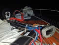 Chaos on deck shortly after the accident, which happened in the dark