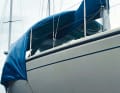 Half: The wind can attack fully, causing the tarpaulin to flap strongly. Bad for the ship