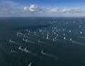 Une photo du départ spectaculaire de la 12e édition de la Route du Rhum en 2022.