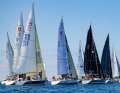 All'inizio della X99 Gold Cup a Kieler Woche, c'è stata una feroce battaglia per le migliori posizioni sulla linea di partenza.