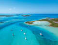 In nessun altro luogo dei Caraibi il colore turchese dell'acqua risplende così intensamente come alle Bahamas.