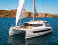 Bali 4.2: the new entry-level model from Bali Catamarans in France. The sail carrying capacity is relatively small with a self-tacking jib