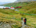 A hike in Shackleton's footsteps to the Grytviken whale station on South Georgia, where the explorer is buried