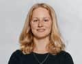 Anna Barth wearing the national sailing team’s shirt. The SailGP strategist is also competing in the 49erFX class as she aims to qualify for the Olympics.