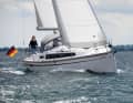 Bavaria Cruiser 34: Important benchmark boat in the ten metre hull length class. The yacht from Giebelstadt has a very simple deck layout. The most favourable competitor in comparison. Hull length 9.99 m; width 3.42 m; weight 5.3 tonnes; from 142,680 euros