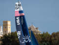 Das US-Team mit Steuermann Jimmy Spithill gewann die SailGP-Regatta vor Cádiz