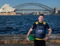 Der dreimalige SailGP-Gewinner, Laser-Olympiasieger und America's-Cup-Gewinner Tom Slingsby in seiner Heimat Australien
