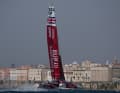 Sir Ben Ainslie's Team Emirates GBR in the lead after day one in the Tarentum district
