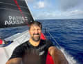 Lo skipper di "Paprec Arkéa" Yoann Richomme