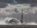 On Thursday, huge masses of water had piled up in Le Havre during the storm...