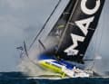 Abandon de la course après le départ, comme annoncé, en raison de problèmes de santé du skipper Charlie Dalin : l'équipage de "Macif Santé Prévoyance".