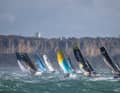 The Class 40 favourites gave each other no quarter at the Transat start and lined up right at the front