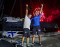 The Caribbean hosts celebrated the winners in Fort-de-France with fireworks