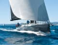 The Code Zero can also be sailed on deeper courses. With furler, the handling is similar to that of a large genoa and reduces the tasks on the foredeck