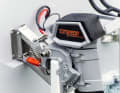An electric outboard motor from Torqeedo is offered as an alternative to the attached combustion engine. The team is working with the manufacturer on a retractable shaft motor. There will be no inboard motor