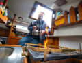 The cooker works with paraffin, which is available everywhere, says Willy Ker